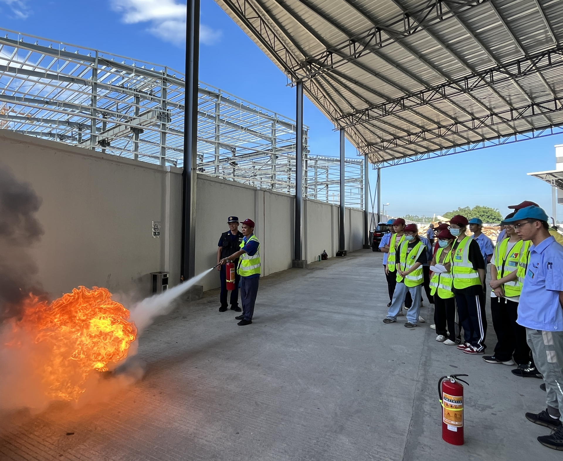 力源科技消防演练