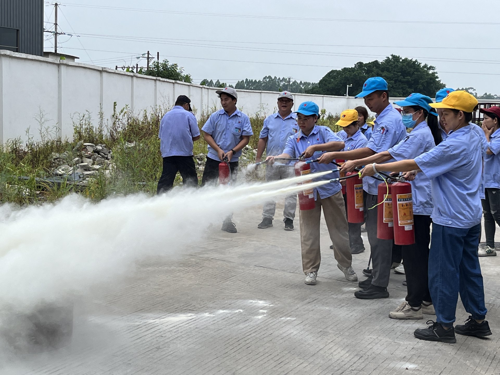 力源科技消防演练