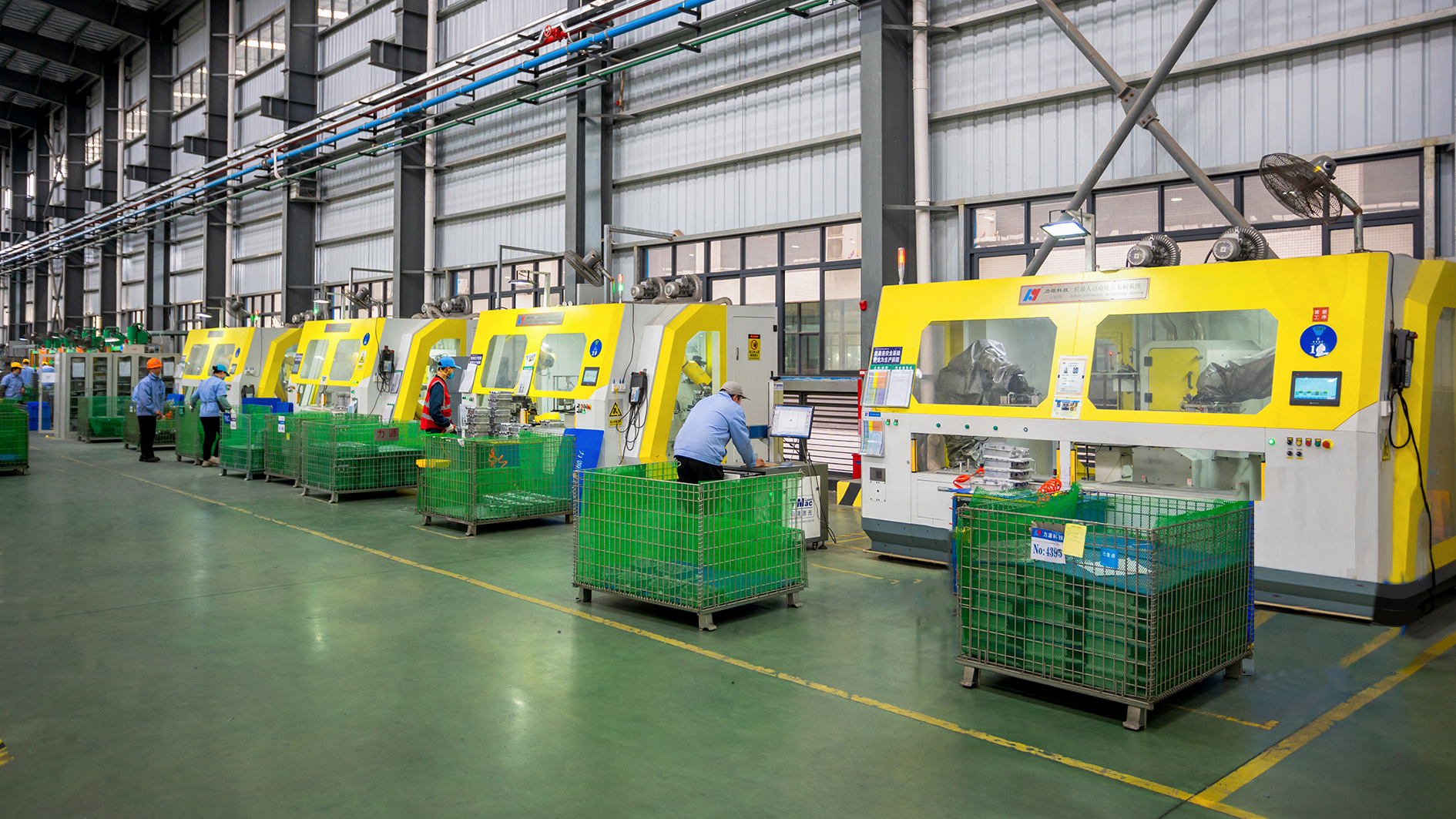 自动化除毛刺车间