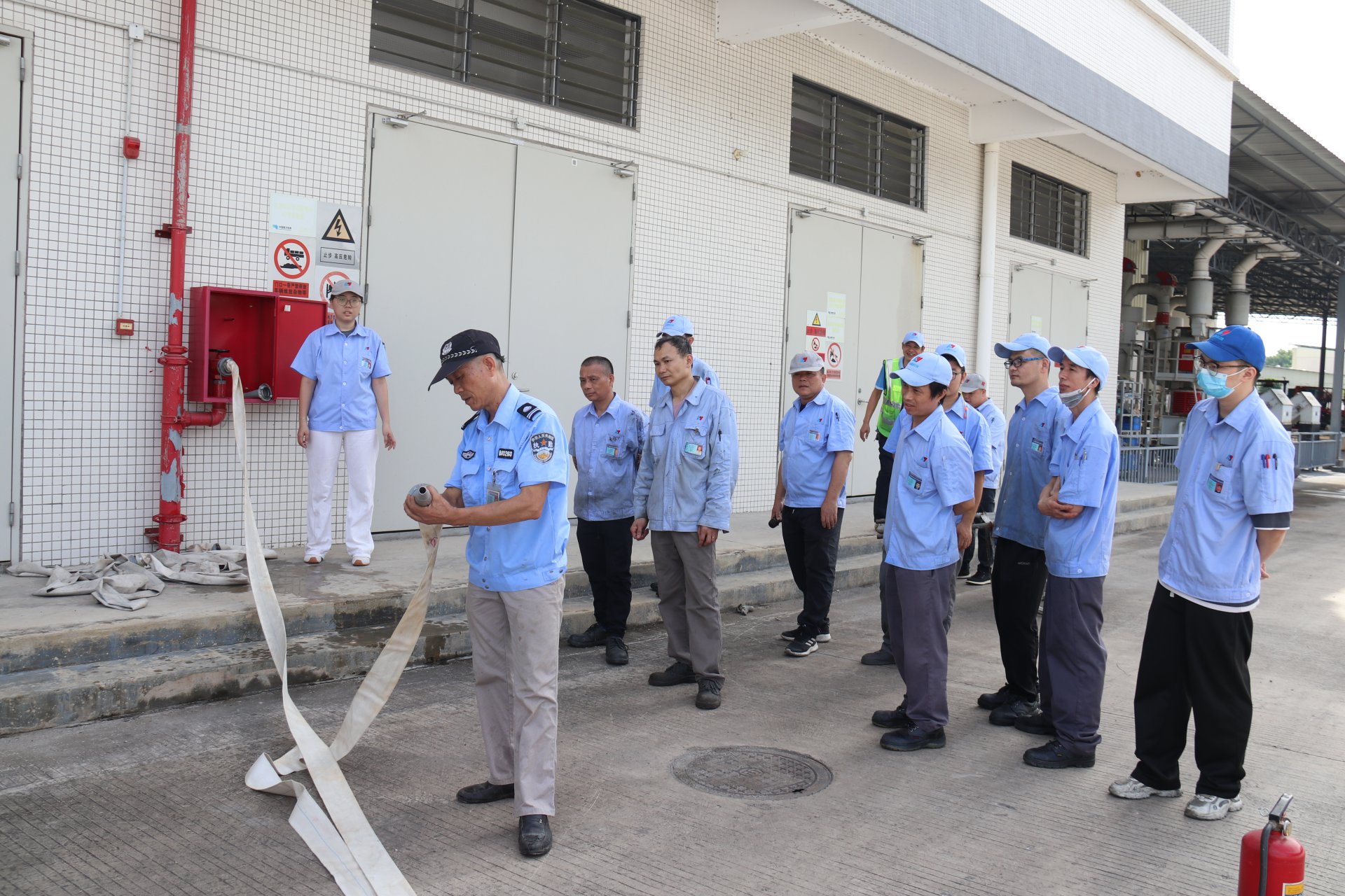 力源科技消防演练