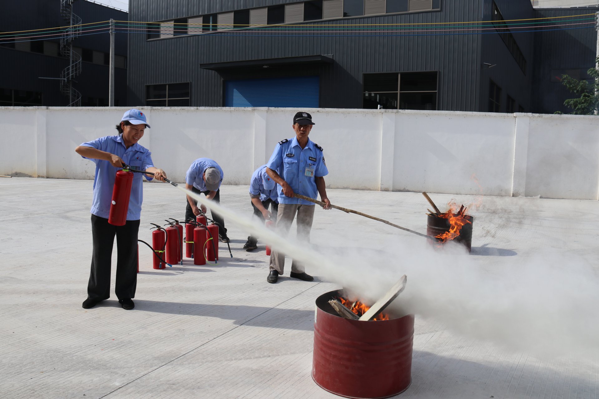 力源科技消防演练