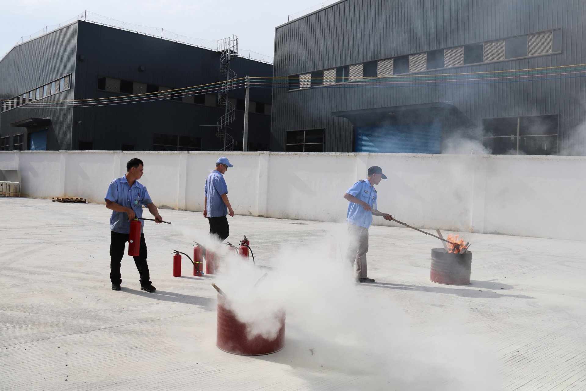力源科技消防演练