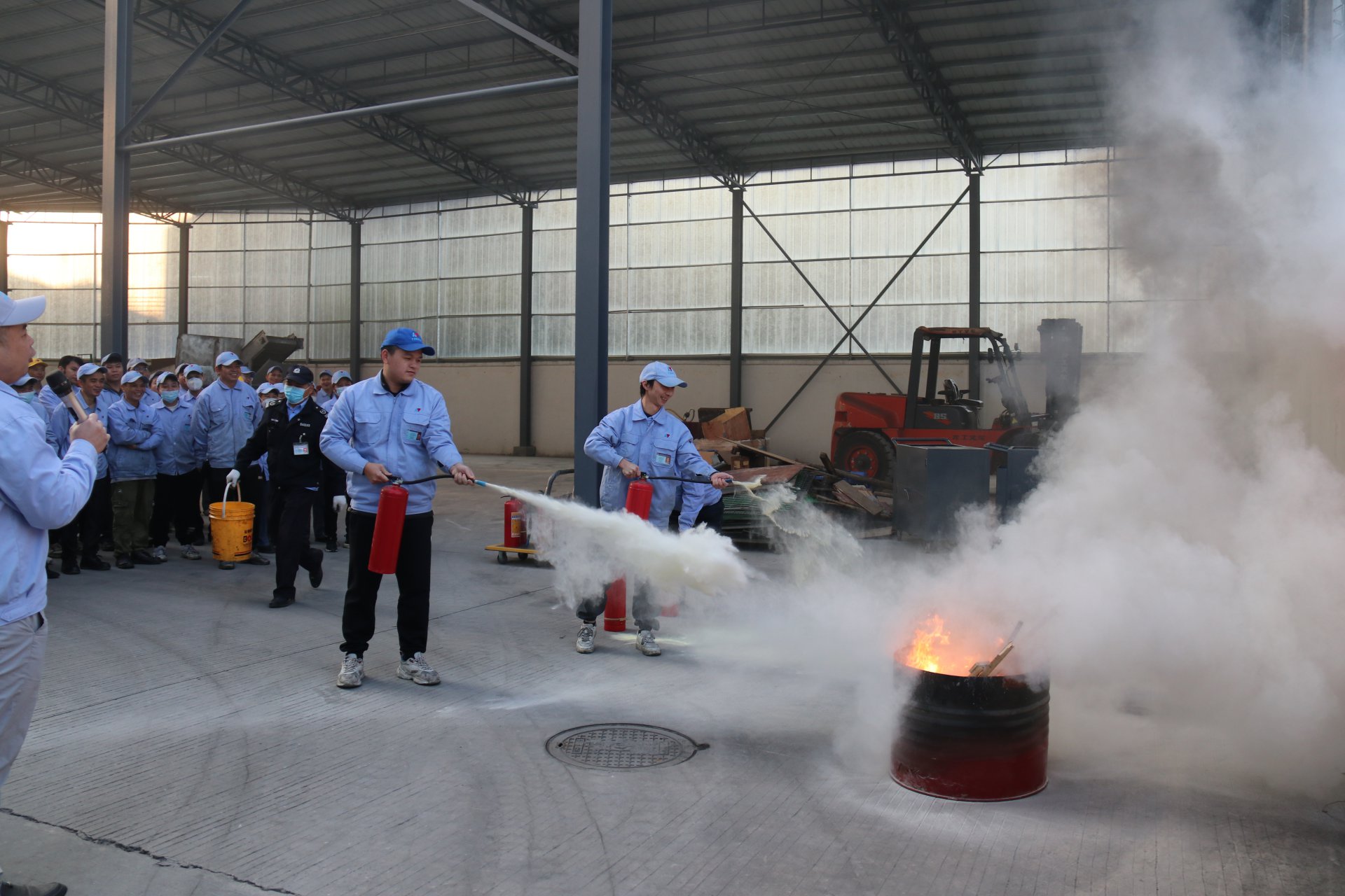 力源科技消防演练