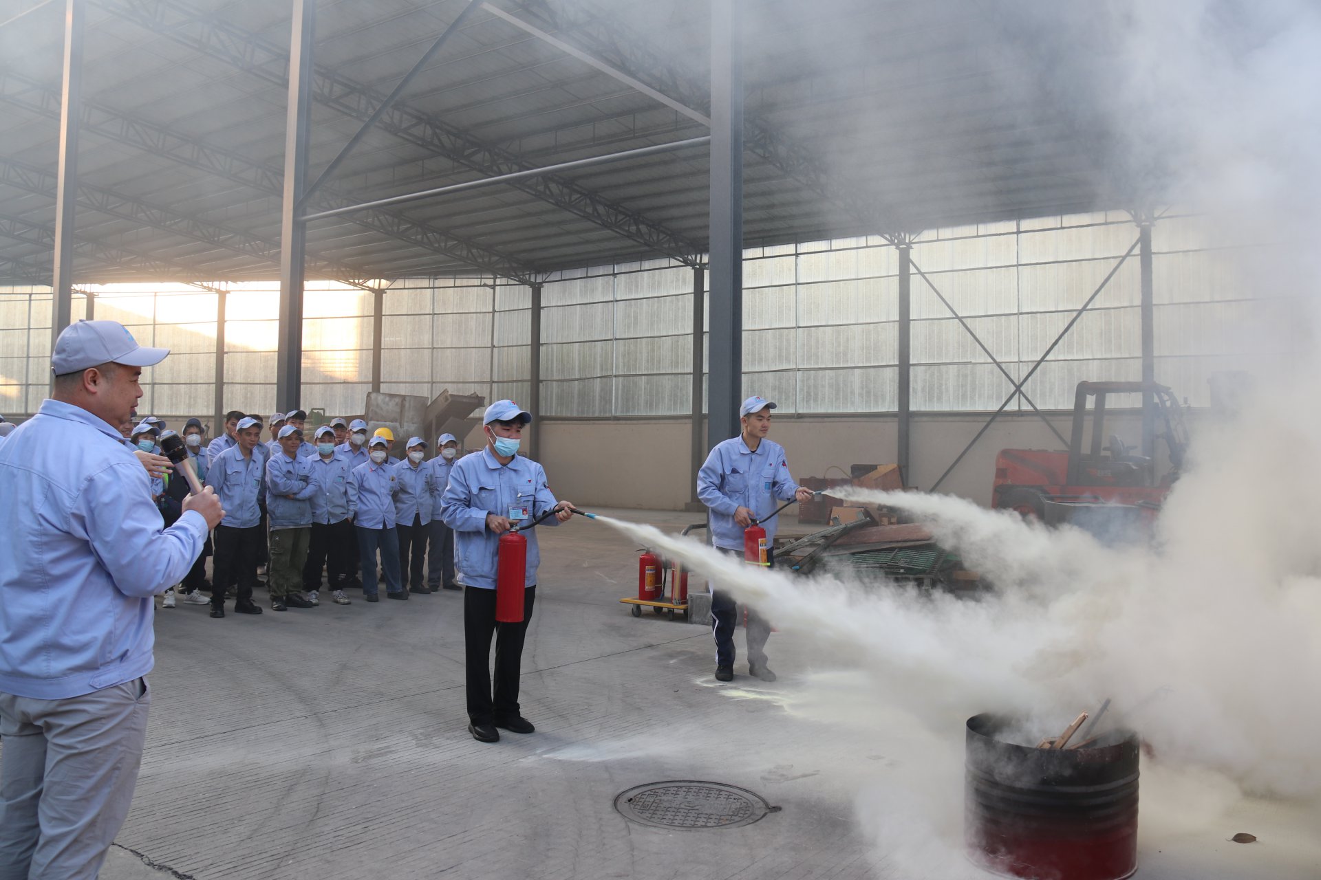 力源科技消防演练